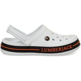 Resim Lumberjack Devon 4fx Beyaz Sabo& Sandalet Anatomik Terlik Beyaz 