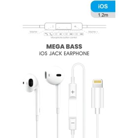 Resim Piranha 2051 Kablolu Kulak Içi Kulaklık | Ios Lightning Bağlantı | Mikrofonlu | 1.2m Kablo | Yüksek Ses Kalitesi 