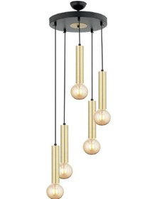 Resim Elisa 5Li Sarkıt Eskitme Sarkıt Modern Genç Odası Mutfak Salon Sarkıt Avize 