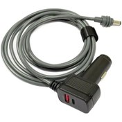 Resim Synodicmonth Starlink Mini Güç Kablosu 12v-24v Adaptörü Dc Güç Kablosu Pd Kablosu 60w Dijital Ekranlı Araç Aksesuarları 3 Metre 