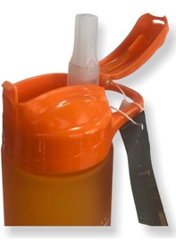 Resim Gıpta 600ml Unbeaten Tritan Pipetli Matara - Turuncu 