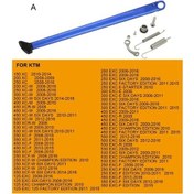 Resim Cloudstore Ktm Xc Xcw Xcf Xcfw Exc Excf 2008-2023, Te Fe Tx Fx Fs 2012-2023 Mavi Yaylı Ayarlı Alüminyum Moto Yan Sehpası 