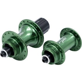 Resim Shimano Raptor Ön/arka Göbek Seti Qr+sokma Mil 8-11v 32d C.lock Yeşil 220239 Siyah 