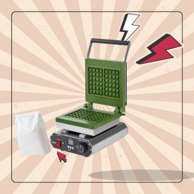 Resim Smh Brüksel Waffle Makinesi|toz Mix Hediyeli 