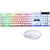 Resim Xinh (Beyaz) LED Gökkuşağı Oyun Klavyesi ve pc, Dizüstü Bilgisayarlar ve oyun Konsolu (Yurt Dışından) 