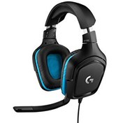 Resim Logitech G432 7.1 Surround Sound Oyuncu Kulaklığı -Leatherette 