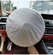 Resim Xuweiwei Gümüş Renkli Direksiyon Kılıfı, Güneşlik Ve Yan Pervaz Koruma Seti 