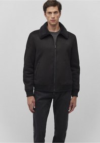 Resim Mavi - Siyah Suni Deri Ceket 0110450-900 Siyah 