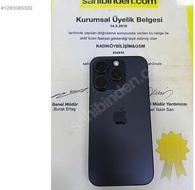 Resim Apple iPhone 15 Pro İkinci El YD | 128 GB | Mavi 