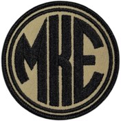 Resim Ex Patch Bej Mke Logo Patch Makine Ve Kimya Endüstrisi 8 Cm 