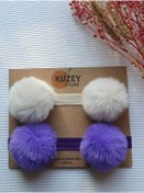 Resim KUZEY STORE Ponponlu Bebek Bandana 