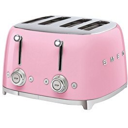Resim Smeg TSF03PKEU 1x4 Pembe Ekmek Kızartma Makinesi 