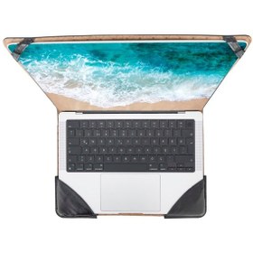 Resim Bouletta Chester Deri 13-14 inç Macbook Kılıfı RST1 Siyah 