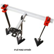 Resim Dalaz, Flash 250 Thorq 170f Dizel Çapa Makinası Uyumlu 3'lü Çelik Kaz Ayağı Ayarlanabilir 5,5 Hp 