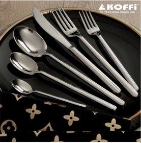 Resim Koffi 36 Parça Çatal Kaşık Bıçak Seti Metal 