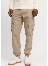 Resim Jack & Jones Erkek Jpstkane Rahat Kalıp Kargo Pantolon 12268261 Bej Bej 
