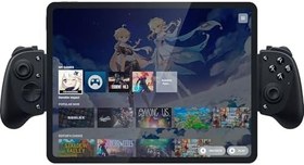 Resim Razer Kishi V3 Pro XL - Tam boyutlu tabletler için USB-C oyun kumandası - 13 inç'e kadar iPad'ler ve Android tabletler - Tak ve Çalıştır - Kaymayı önleyen analog çubuklar, Siyah 