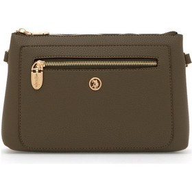 Resim U.S. Polo Assn. Kadın Haki Çapraz Çanta 50311450-VR027 