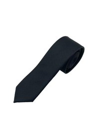 Resim Brianze 5 Cm Siyah Diagonel Çizgili Slim Kravat 