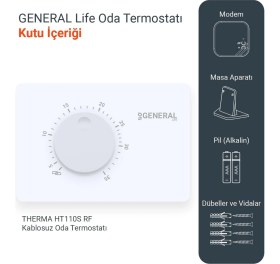 Resim General Life Therma HT110S Rf Kablosuz Oda Termostatı 