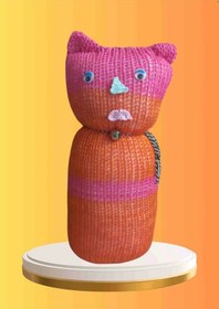 Resim Tıkırık Örgü Yastık Uyku Ve Oyun Arkadaşı Fıstık - 45 Cm Diğer 