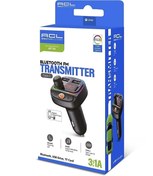 Resim ACL Bluetooth Fm Transmitter Çakmaklık Şarj 3.1a Araç Kiti Type-c 