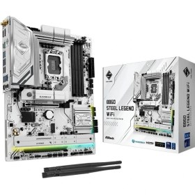 Resim Asrock B860 Steel Legend Wıfı Intel B860 Soket 1851 Ddr5 8666MHZ (Oc) M.2 Anakart 