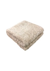 Resim Serra Home Embos Çift Kişilik Battaniye Kutulu 220 X 240 Kahverengi 