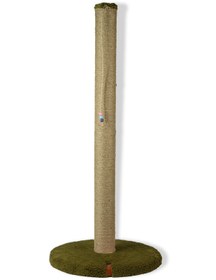 Resim PUGALO 80 Cm Tırmalama Tahtası Silindir Taban Uzun Catnipli Tırmalama Tahtası Yeşil 