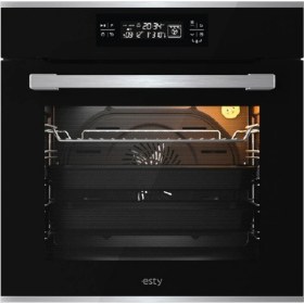 Resim Esty AEF6606B01 14F Touch Siyah Ankastre Fırın 