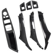 Resim Suntek Bmw 5 Serisi Için Araba Kapı Kolu El Karbon-fiber 