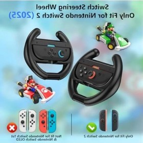 Resim Nintendo Switch 2 Joy-con İçin Ergonomik Yarış Direksiyonu, 2 Adet 0 