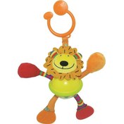 Resim Biba Toys Çıngırak Ve Dişlikli Aslan Puset Oyuncağı 