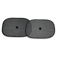 Resim ZHL Tools Vantuzlu Ayakla Cama Yapışan Yan Cam Güneşlik 2 Adet 44x36 CM 