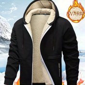 Resim Erkekler İçin Kışlık Ceket - Tam Fermuarlı ve Yaka Detaylı, Soğuk Hava Koşullarına Uygun Dayanıklı Mont, Yüksek Yaka Uzun Kollu Günlük Dış Giyim, Altın Ton Fermuar ve Siyah (Kemer Yok) - Kayak ve Açık Hava Aktiviteleri İçin Elde Yıkanabilir 