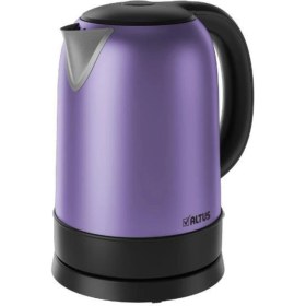Resim Paslanmaz Çelik Kettle 1-2l, 220-240V, Garantili, Mor Renkli, Dayanıklı Tasarım 