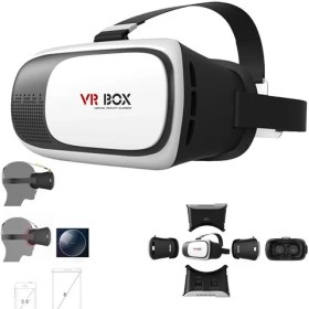 Resim VrBox Sanal Gerçeklik Gözlüğü 3D Deneyim İçin 3,5-6 İnç Akıllı Telefonlarla Uyumlu 