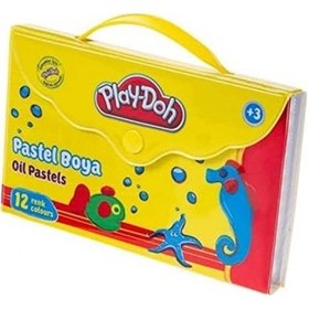 Resim Play Doh Pastel Boya Çantalı 12 Renk 