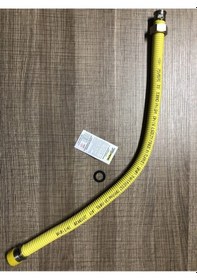 Resim Kombi Şofben Ts 13890 Doğalgaz Bağlantı Flexi Hortumu 60 Cm 3/4 " Makaronlu Yeni Tip Paslanmaz 