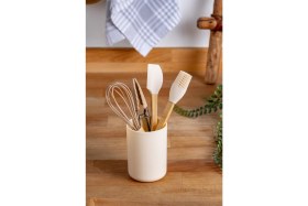 Resim Neta Bambu Saplı Uzun Silikon Mutfak Seti 4'lü 