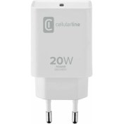 Resim Cellularline Cellularline 20W Type-C Şarj Adaptörü 