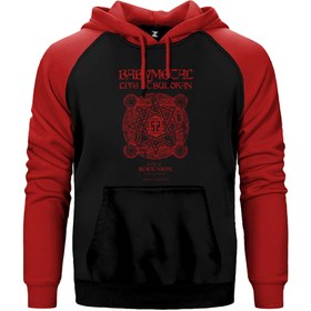 Resim Babymetal Live At Budokan Çift Renk Reglan Kol Sweatshirt / Hoodie - 2XL / Kırmızı 