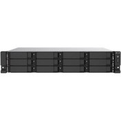 Resim Qnap TS-1273AU-RP-8G Ryzen V1500B-8GB Ram-12-Diskli Nas Sunucu(Disksiz) 