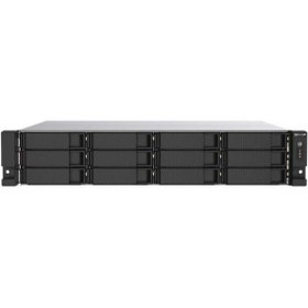 Resim Qnap TS-1273AU-RP-8G RYZEN V1500B-8GB RAM-12-diskli Nas Sunucu(disksiz) 