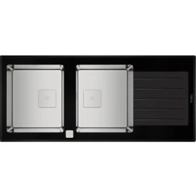 Resim Teka Dıamond RS15 2b 1d Auto 2 Hazneli Cam Çelik Eviye 