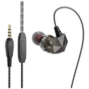 Resim Lemestar Qkz Ak2 3.5mm Kablolu Spor Kulaklık Müzik Kulak İçi Mikrofonlu 