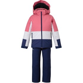 Resim Phenix Tricolor Switching Two-piece Kız Çocuk Pembe Ceket-Pantolon Takım 