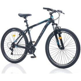 Resim Corelli Felix 3.1 Erkek Dağ Bisikleti 460h V 27.5 Jant 21 Vites Siyah Turkuaz Gri Siyah 