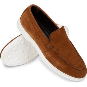 Resim Deery Hakiki Süet Taba Rengi Erkek Loafer Ayakkabı - 01957mtbae01 Taba 