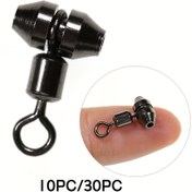 Resim 10/30 adet 360° Dönebilen Ağır Hizmet Tipi 3 Yollu Rulmanlı Döner Çapraz Hat Dönerleri Misina Bağlantıları S/M/L 